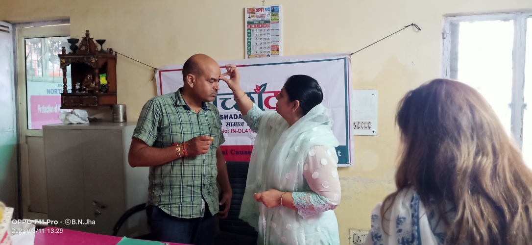 Raksha Bandhan Celebration with Delhi Police